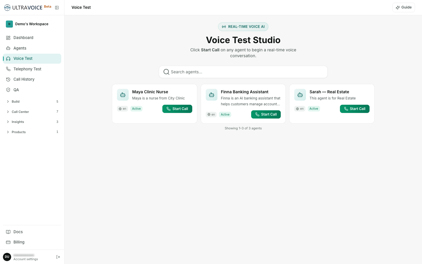 Voice Test